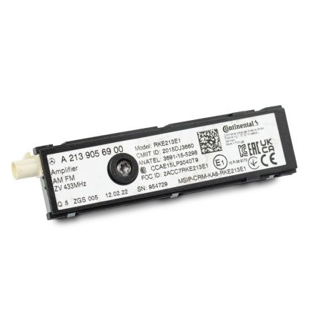 Amplificatore per antenna Mercedes CLA 118, GLE 167, A-Classe 177, C-Classe 205, E-Classe 213 238, S-Classe 217, S-Classe 222, EQA 243, GLA 247, GLC 253, AMG GT 290, EQC 293, G-Classe 463 464 A2139056900